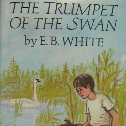 Cover of the novel "The Trumpet of the Swan" by E.B. White